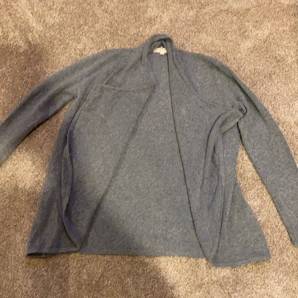 Loft grey cardigan Size M